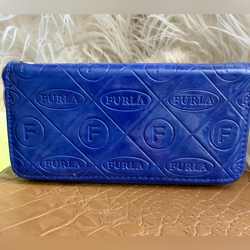 🍀Wallet Furla🍀Blue🍀#CB5 - Picture 4 of 15